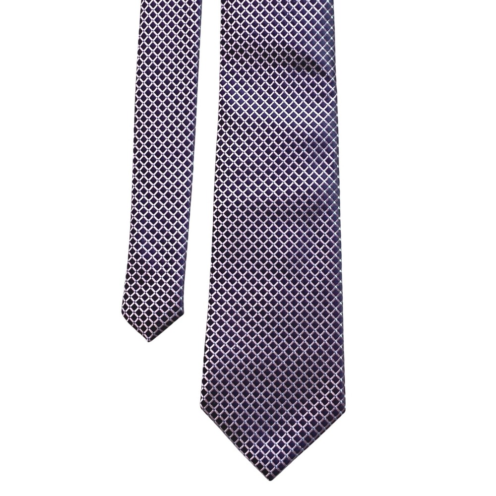 Alexander Julian Colours Necktie Mens Purple Geometric Career‎
